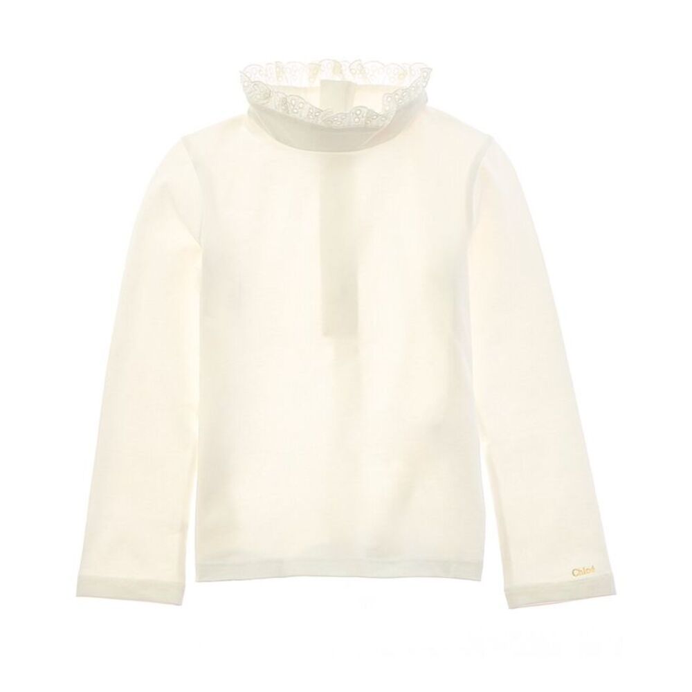 Chloé Girls  Top, White